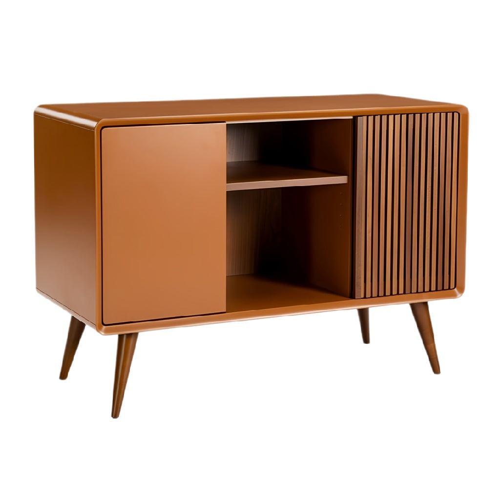 **Technische Titel in het Nederlands: Modern Elegante TV-Kast met Houten Afwerking**
