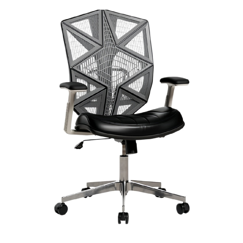**Ergonomische bureaustoel met mesh rugleuning en verstelbare zithoogte**